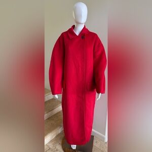 NWT BANANA REPUBLIC Oversized Double-Faced Coat Jacket, Red, XL